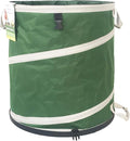 32-Gallon Collapsible Trash Can (19x25 in) Hard-Shell Bottom Yard Garden Bag for Pop-Up Recycling Bin,Yard Waste,Debris bag,Laundry Hamper,RV Camping Waste Bin,Lawn Grass,Leaf Bag,Sods,Weeds Barrel