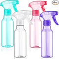 Cosywell 4 Pack Plastic Spray Bottles 8.8oz/260ml Empty Spray Bottle for Cleaning Mist/Stream Heavy Duty Water Spraying Bottle for Cooking Solutions Essential Oils Hair Care(Green Pink Purple White)