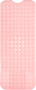 ENKOSI Bath Mat - Large Non Slip Bathtub & Shower Mat - Extra Long 40 x 16 Inch Bathroom Mats for Tub Nonslip Anti Slip Bathmats (40x16 Baby Pink 1-Pack)
