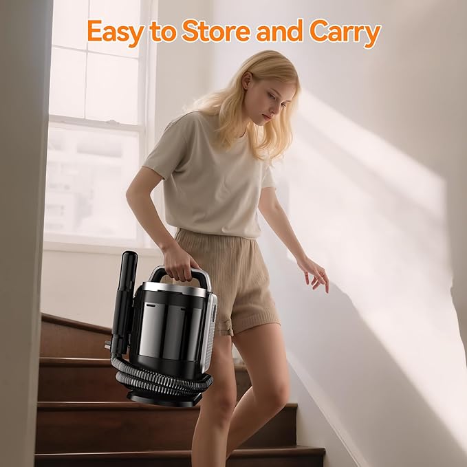 Portable Carpet and Upholstery Spot Cleaner Machine, Instant Heating Carpet Cleaner Machine With 5 Cleaning Modes, 13Kpa Powerful Scution Stain Remover Deep Cleaner for Pets, Area Rugs, Sofa, Seat