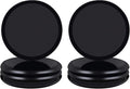 Ezprotekt 8 Pack Reusable Large Furniture Movers Sliders for Carpet, 5" Round Furniture Moving Pads, Carpet Sliders for Heavy Duty Sofa Bed Couch Fridge, Move Items Easily and Quickly (Black)