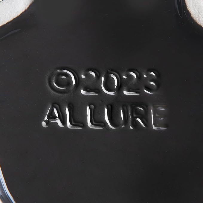 Black Labrador Ceramic Toilet Brush Holder with Plastic Brush Set by Allure Home Creation