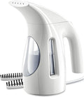HiLIFE Steamer for Clothes, Portable Handheld Design, 240ml Big Capacity, 700W, Strong Penetrating Steam, Removes Wrinkle, for Home, Office and Travel(ONLY FOR 120V)(White)