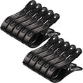 10 Pack Metal Beach Towel Clips, Large Beach Chair Clips for Pool Cover, Heavy Duty Towel Holders on Cruise, Clothespins for Lounge Chairs Pool Covers Clips (Black)