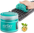 ASFSKY Keyboard Cleaning Gel Keyboard Cleaner Adheres to Dust and Debris in The Crevices of The Keyboard, Also Suitable for Car Interior Cleaning, Office Cleaning, Electronics Cleaning