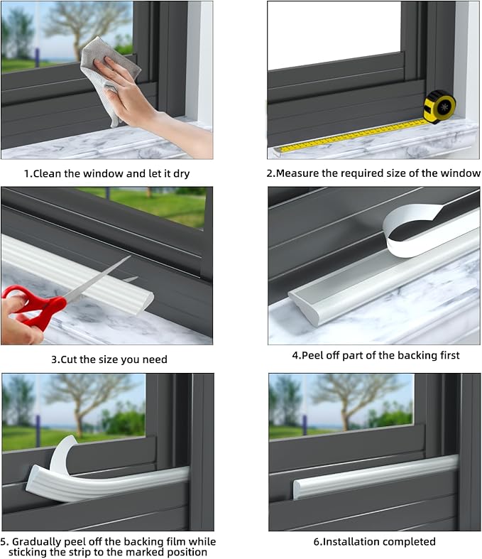 3 Pack*16.4 Ft Weather Stripping Seal Strip for Doors,Soundproofing Window Insulation Draft Stopper for Winter, Selfadhesive Foam Weather Strip for Door Frame,Door Gap Filler Noise Blocker(Brown)