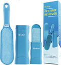 Pet Hair Remover for Clothes: Reusable Dog Cat Fur Lint Removal Brush for Clothes Furniture Couch Carpet Bed Car Seat - Self-Cleaning for Pet Owners (All Blue, 1 Pack)
