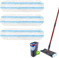 3PCS Replacement Mop Pads for O-Cedar H2prO Flat Mop System,Microfiber Mop Pad Easy Clean for All Hard Floors,Reusable & Machine Washable