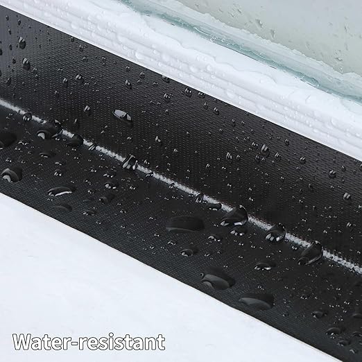 Cloth Duct Window Seal Strip Tape for Winter, 1.89in x 66FT, Weather Stripping Sealing Insulation Tape for Windows and Door, Easy Tear Sealer Draft Blocker Black