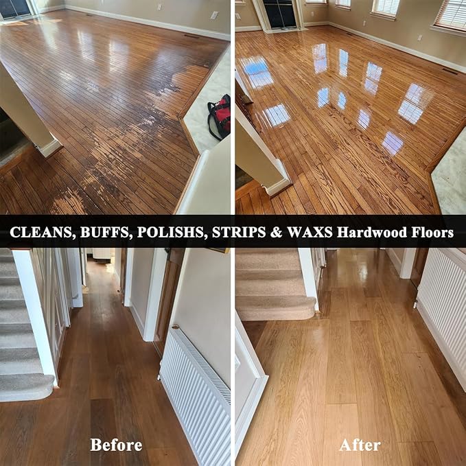 Commercial Floor Scrubber Machine, Heavy Duty Orbital Floor Cleaner, Multi-Functional Floor Buffer Polisher Machine- Deep Cleaning Tile and Grout, Hardwood Floors and Carpets with Ease, Orb-5