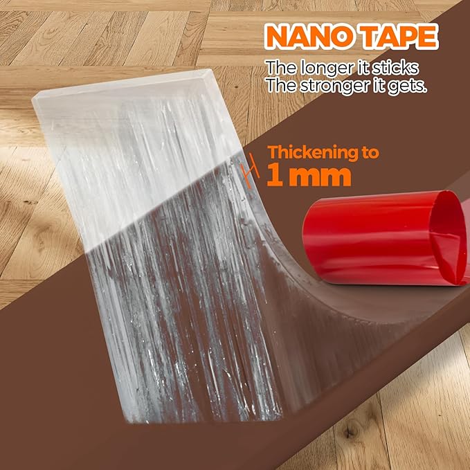 Holikme Door Draft Stopper Under Door Draft Blocker Insulator Doors Sweep Weather Stripping Noise Stopper Strong Adhesive, Brown