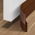 Holikme Door Draft Stopper Under Door Draft Blocker Insulator Doors Sweep Weather Stripping Noise Stopper Strong Adhesive, Brown