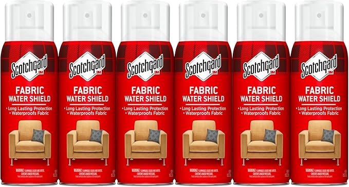 Scotchgard Fabric & Upholstery Protector, 6 Cans/10-Ounce (60 Ounces Total)