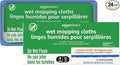 Amazon Basics Wet Mopping Cloth Refills, 24 Count (Fits Swiffer Sweeper Mop Heads)
