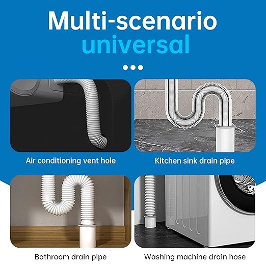 Quick Mending Mud & Waterproof White Sealant Putty (Pack of 8) - Ideal for Sealing: Air Conditioning Gaps, Wall Holes, and Drain Pipe Connections，Duct Seal Repair Sealing Clay.