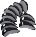 Golf Iron Covers for Golf Clubs Neoprene Golf Iron Cover Set 11pcs/10pcs Golf Iron Headcovers Golf Club Head Covers Fit All Brands