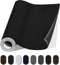 Fabric Repair Patches, 17X79 Inch Self-Adhesive Suede Patches Tape Durable, DIY Large Fabric Repair for Sofa, Couches, Furniture, Chair, Clothing （17X79 Inch, Black）
