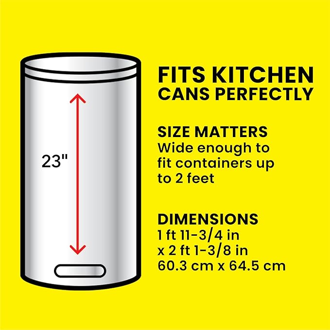Glad ForceFlex Tall Kitchen Trash Bags, 13 Gallon, Fresh Clean, 80 Count (Package May Vary)
