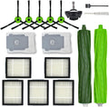 Replacement Parts Accessories for iRobot Roomba J Plus Series J5+ J6+ J7+ J8+ J9+ Vacuum Cleaner Attachment Kit,1 Main Brush, 2 Dirt Bag, 5 Side Brush, 5 Filter, 1 Caster Wheel (Not for Combo J7+/J9+)