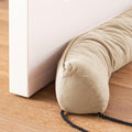 Sunolga 2-Pack 36" Door Draft Stopper Blocks Hot and Cold Air with Removable Washable Cover for Gaps Up to 3", All-Season Seal for Noise, Wind, Door Sweep for Bottom of Door, Home Essentials, Beige