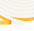 Strong Adhesive Insulation Tape, Door Weather Stripping Door Seal for Doors Windows Insulation,SoundProof Weatherproof Foam Weather Stripping, AC Seal Strip, White (1/2 in x 3/8 in x 13Ft)