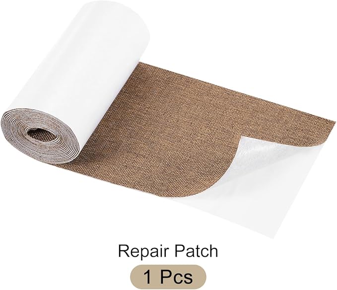 Repair Patches Repair Tape Self-Adhesive DIY Repair Patch Linen Gear Patch for Sofa, Furniture, Chair, Clothing,Tents,3x60 Inch,Dark Grey