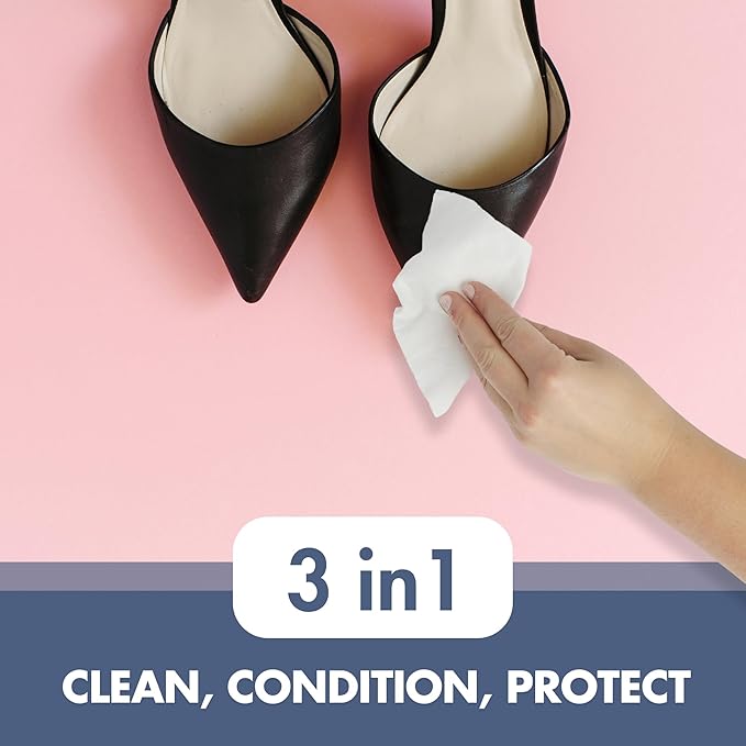 Swanky Shoe Cleaner Wipes - Leather and Sneaker Cleaner, Removes Dirt, Grime and Stains, Quick & Easy Shoe Sole and Boot Cleaning Wipes, Essential Shoe Cleaning Supplies - Soft Wipes, 300 Count