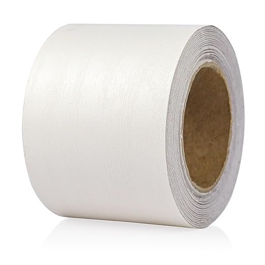 BOMEI PACK Wood Grain Repair Tape,Self Adhesive Repair Patch for Furniture, Floors, Cabinets, Windows, Doors, RV, Home Decor and DIY Projects (1, White)