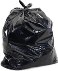 Plasticplace 12-16 Gallon Trash Bags, 1.0 Mil, Black Tall Garbage Can Liners, 24" x 31" (250 Case)