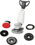17" Heavy-duty Multi-Functional Floor Buffer Polisher Machine - Clean, Buff, Scrubb and Polish with Ease! Ideal for Carpets Too! Includes Optional Solution Tank, 2 Brushes and 3 Scouring Pads