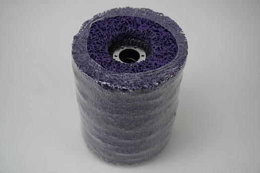 5" x7/8'' Stripping Discs Rust Remover Wheel Remove Paint and Oxidation Poly Strip Wheel Disc Abrasive Angle Grinding Wheel - 10 Pack(Purple)