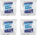 Arkwright W11 Terry Cloth Towels for Cleaning - Case of 4 - Soft Cotton Blend Washable Multi-Purpose Bar Mop, Absorbent & Quick Dry, Bulk Bag of Rags for Kitchen, Auto Shop, and Garage, 10 lb, White