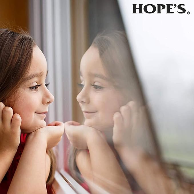 HOPE'S Perfect Glass Cleaner Spray, Streak-Free, Ammonia-Free Window, Mirror, Screen, Tinted Glass, and Shower Door Cleaner, Indoor and Outdoor Glass Surfaces, 32 Fl Oz, Pack of 12