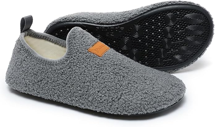 Adult Indoor House Slippers Socks Lightweight Non Slip Grip House Home Shoes for Women Men