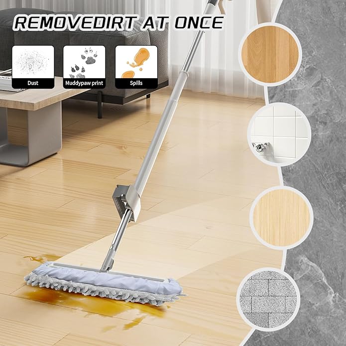 Mop Slippers Socks Floor Cleaning,Microfiber Shoe Covers dust Washable Reusable for Woman Man House Kitchen