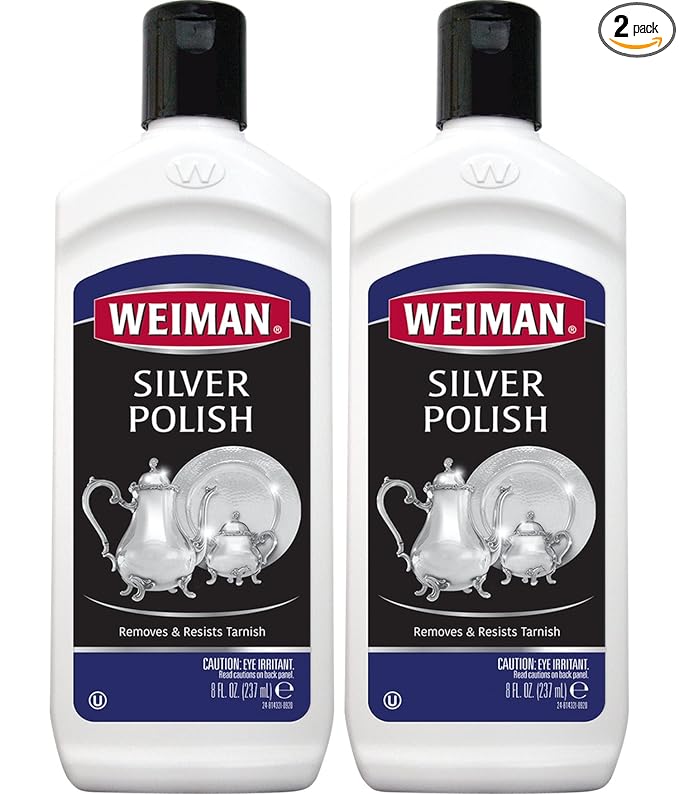 Weiman Silver Polish, 8 ounce Bottles, pack of 2