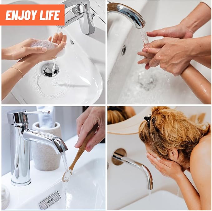 2PC Bathroom Sink Stopper Hair Catcher, Pop Up Sink Drain Filter with Removable Stainless Steel Filter Basket Hair Catcher, for US Bathroom Sink Stopper Replacement.