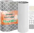 OcePor Non-Adhesive Drawer and Shelf Liner 12IN x 30FT，Non Slip Cabinet and Cupboard Liner, Kitchen Cabinet Liners for Shelves, Waterproof Drawer Shelf Liners for Cabinets/Bathroom Cupboard