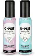 Oopsie Poopsie Pre GO toilet spray, discreet & portable original Pre-poo spray to use on the go. Assorted scents Lavender Scape/Summer Sea Toilet Odor Eliminator 2oz bottle Gift Set 2 pack