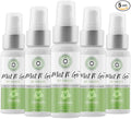 Mist N' Go Travel Toilet Spray - Odor Eliminator & Air Freshener (Fresh Linen) - 2oz x5