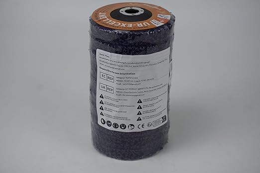 4 inch Stripping Discs Rust Remover Discs Remove Paint and Oxidation 5/8 inch Arbor Clean Discs Poly Strip Disc Angle Grinding Wheel - 10 Pack(Purple)