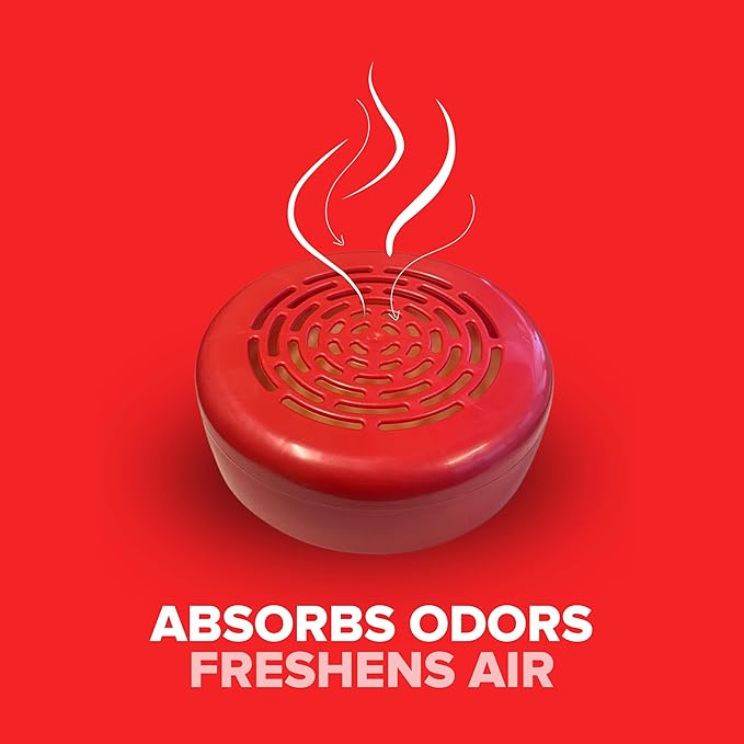 Citrus Magic Holiday Odor Absorbing Solid Air Freshener, Holly Jolly Peppermint, 7-Ounce, Pack of 3