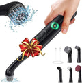 Sweepulire Rechargeable Electric Grout Brush, 2025 New Power Cleaning Brush with Stainless Steel Wire Brush, Multi-Purpose Tile Grout Cleaner Brush for Cleaning Tile, Corner, Kitchen, Tight Space