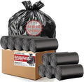 40-45 Gallon Lawn & Leaf Trash Bags, 250 Count Bulk, Black Garbage bags, Multi-purpose Trash Can Bin Liners for Home Commercial, Outdoor, Construction, Industrial