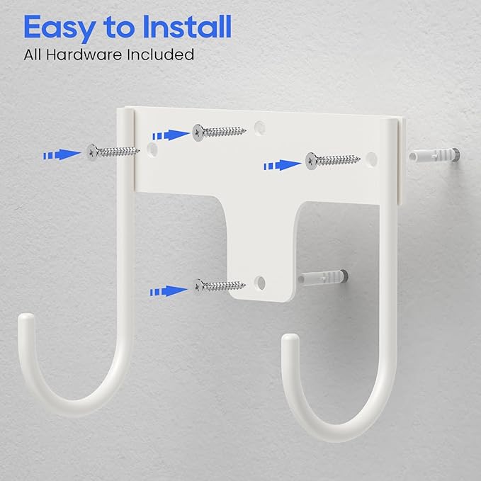ORLESS Ironing Board Holder Wall Mount, Ironing Board Hanger, Ironing Board Holder, Iron Board Hook Wall Mount, for Laundry Rooms 5 Inch
