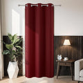 Joydeco Blackout Door Curtain for Doorway Privacy 78 Inches Long, Grommet Closet Curtain for Open Closet, Room Divider for Bedroom Living Room (Burgundy Red, 40Wx78L, 1 Panel)
