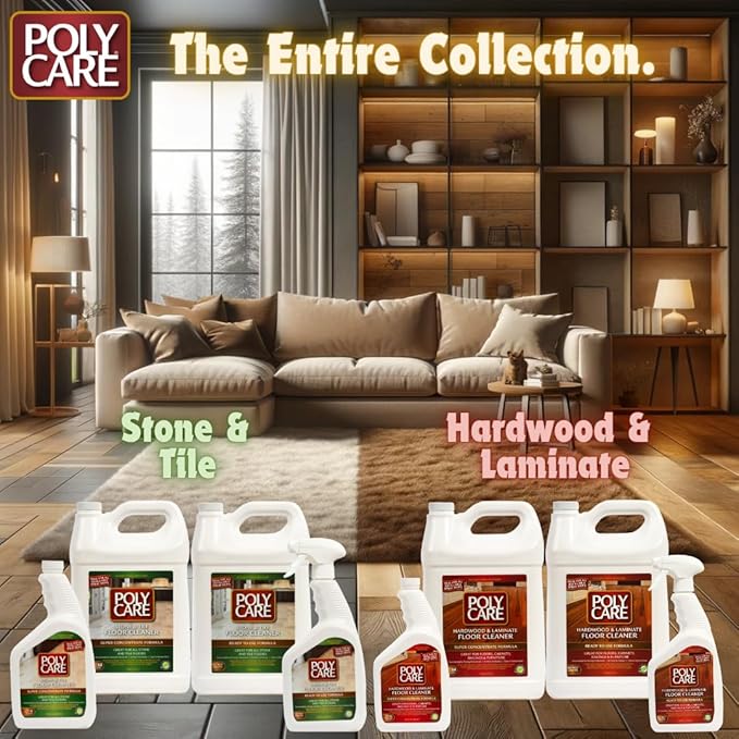 Hardwood Floor Cleaner Refill - 128 fl oz - Fresh- Refill for Spray Mops and Spray Bottles - Residue-Free Floor Cleaning Solution for Wood or Laminate Floors