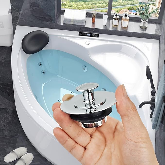 LEKEYE Shower Drain Hair Catcher | Bathtub Stopper/Strainer Stainless Steel Drain Protector
