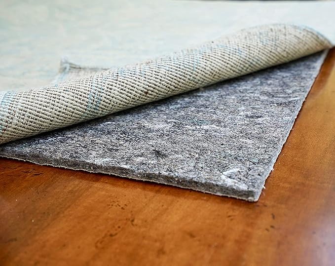 RUGPADUSA - Dual Surface - 2'x12' - 1/4" Thick - Felt + Rubber - Non-Slip Backing Rug Pad - Safe for All Floors