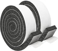 2 Rolls 1 Inch W 3/8 Inch T Weather Stripping Air Conditioner Open Cell Foam Seal Tape, Window Insulation High Resilience Seal Strip for Doors Window,Total 16FT